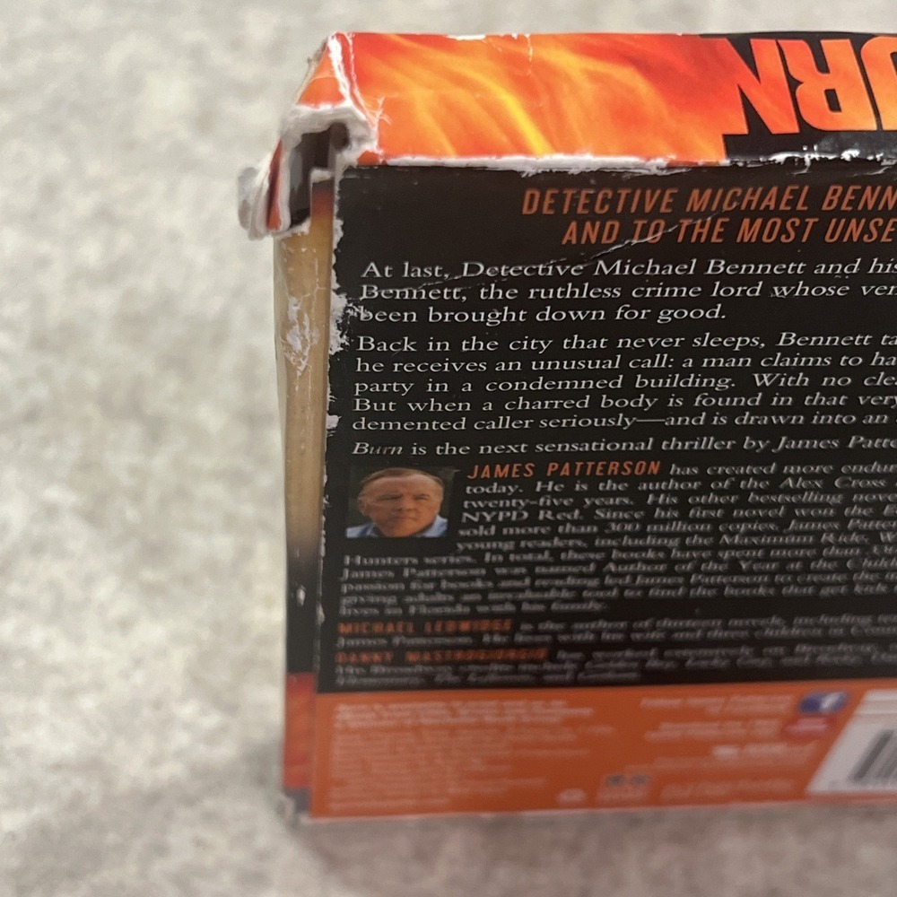 Burn by James Patterson - Audiobook on CD‎ (Unabridged - 7 Discs) - Picture 3 of 6